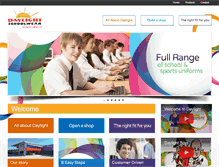 Tablet Screenshot of daylightschoolwear.com